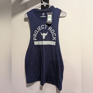 Under Armour Project Rock Blue Tank Top